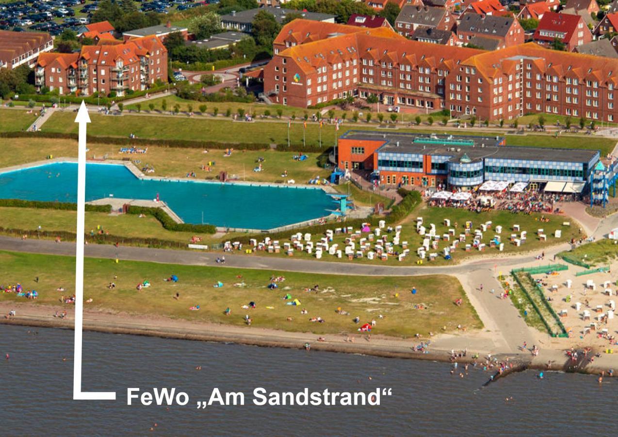 Ferienwohnung Residenz Am Sandstrand Norddeich Norden Buitenkant foto